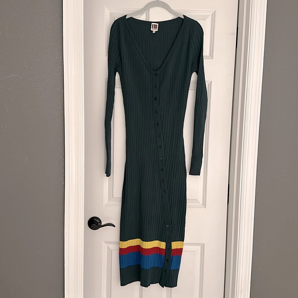 Isola Marras Knit Long Sleeve Dress